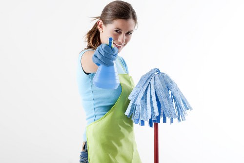 End of tenancy cleaning checklist in a bright rental living room