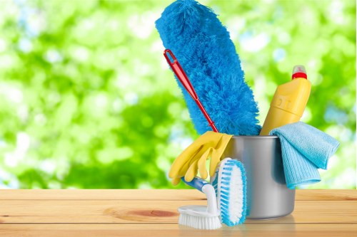 End of tenancy domestic cleaning in a bright living room