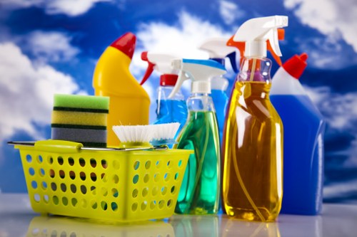 Professional end of tenancy cleaning in a modern living room