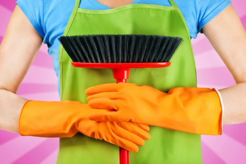Professional facade cleaning for a property at the end of tenancy