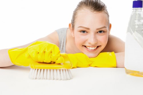 Example end of tenancy cleaning job in a city flat and terrace house