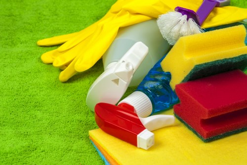 Bathroom cleaned thoroughly as part of move-out cleaning