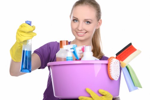 Professional end of tenancy cleaning focus in a home interior